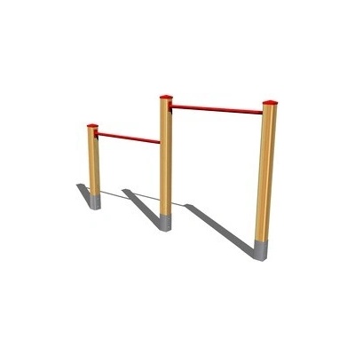 Playground System Dvojhrazda výška pádu 1,5 m