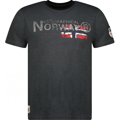 Geographical Norway tričko pánské JISLAND SS men 100 tmavě šedá