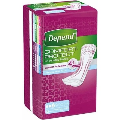 Depend Pads Normal plus 3 kapky 12 ks