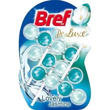 Bref DeLuxe tuhý WC blok Lovely Jasmine 3 x 50 g