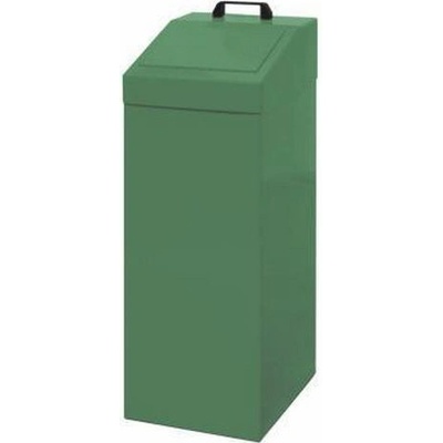 Kovona Kovový odpadkový, 100 l, zelený