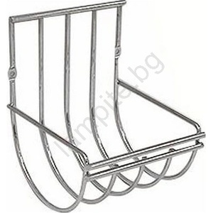 UTC Държач за тоалетна хартия 12x12, 5 см, хром с блясък (UT0024)