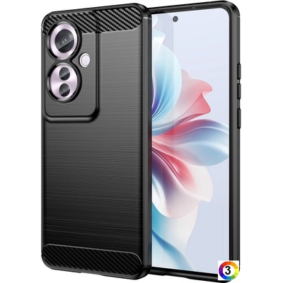 OPPO Reno11 F 5G Удароустойчив Carbon Fiber Калъф и Протектор