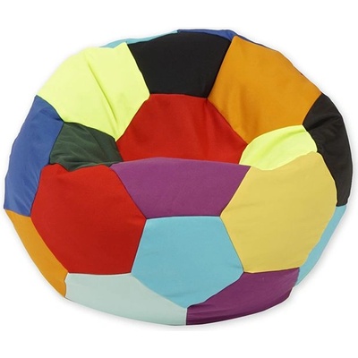 Pufrelax Пуф топка за деца 2-8 г. , 130л. Telstar Junior - Mozaic, За открито, Перящ се калъф, Пълнеж от Полистиролни перли, Цвят според скалдовата наличност