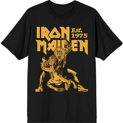 Iron Maiden Est. 1975 Claw Yellow Graphic Black M Риза (IMTEE194MB02)