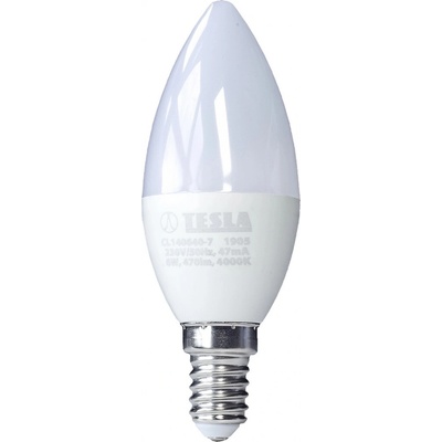Tesla Lighting LED žárovka Candle E14, 6 W, 470 lm, 4000 K