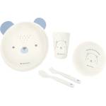 KikkaBoo Сет за хранене пластмаса Bear with me Blue (31302040136)