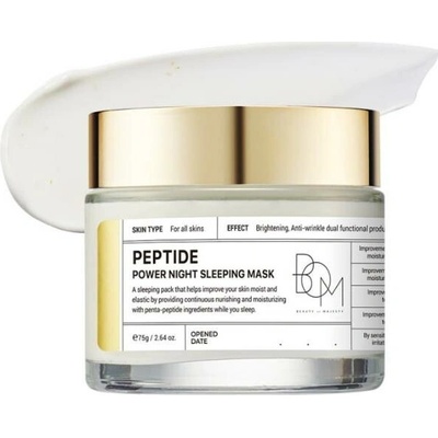 B.O.M. PEPTIDE POWER NIGHT SLEEPING Noční maska s peptidy a 24k zlatem 75 ml