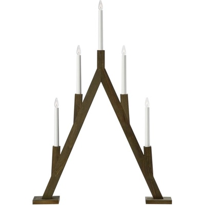 Markslöjd Markslöjd 706163 Vianočný svietnik BJURFORS 5xE10 3W 230V hnedá ML1310