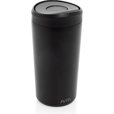 Avira Alix termohrnček z RCS recykl. nerezovej ocele 400 ml čierna