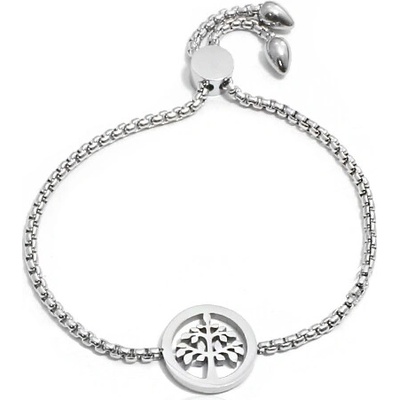 BM Jewellery Dámský stahovací náramek strom života z chirurgické oceli S1012065
