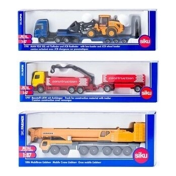 SIKU Super set 3 stavebných strojov B 1:50