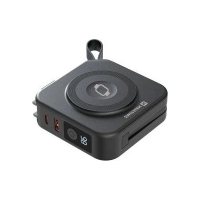 10000 mAh All-in-one PRO power bank Цвят: черен