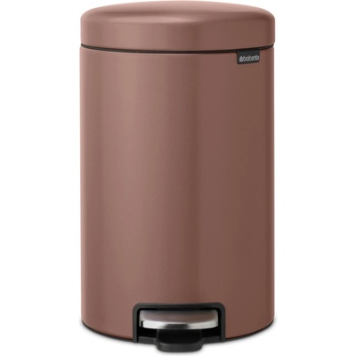 Brabantia NEWICON Pedálový odpadkový koš 12 l - saténová hnědá
