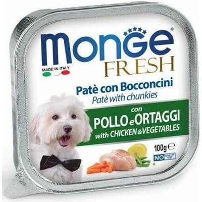 Monge Fresh Adult Dog kuřecí a zelenina 16 x 100 g