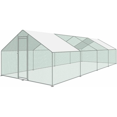 Kurín Strend Pro, pre hydinu, voliéra, klietka, so strechou, 3x8x2 m