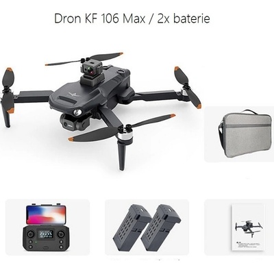 Visu KF106 MAX / 6K Full HD kamera / WiFi / GPS / 3osý Gimbal / Aktivní vyhýbání překážkám / 3000 metrů Počet baterií: 2 baterie 660842