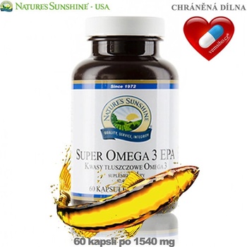 Nature's Sunshine Super Omega 3 EPA 60 kapslí