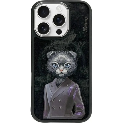 Nimmy Magnetic fashion cute pet MagSafe калъф за iPhone 16 Pro - черен (6971080310416)