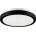 Brilagi - LED Плафон за баня PERA LED/18W/230V Ø 22 см IP65 черен (BG0662)