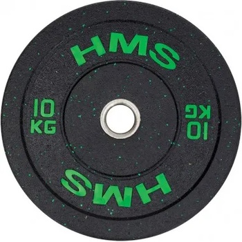 Image 1 of HMS Гумен диск с тегло 10 кг/ 51 мм hms htbr10 - зелен