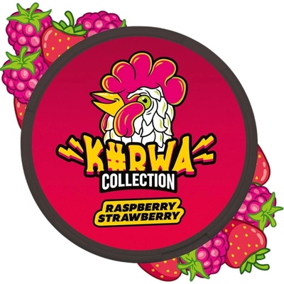 KURWA collection raspberry strawberry 18 mg 18 vrecúšok
