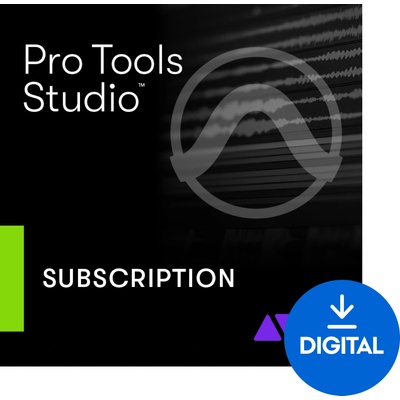 Avid ProTools Studio 1yr Subscription NEW (Дигитален продукт)