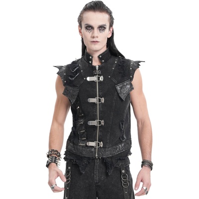 Devil Fashion vesta Gothic Punk Spiked Armor