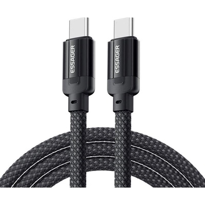 Essager, EXCTT1-YS01-P USB-C to USB-C, 100W, 1m, černý