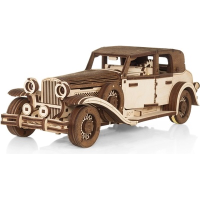 EWA Eco-Wood-Art Drevená 3D stavebnica — Retro auto Ferdinand