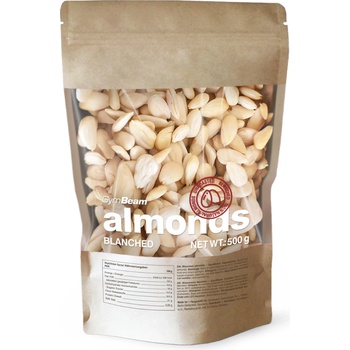 GymBeam Blanšírované mandle 500 g