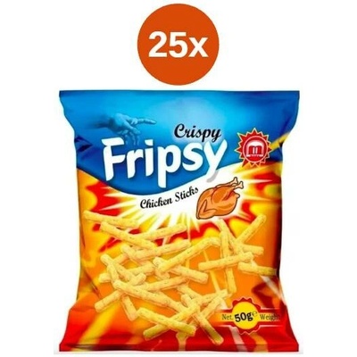 Fripsy crispy tyčinky kuřecí 25x 50 g