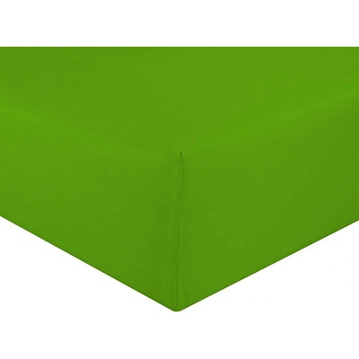 TiaHome Prostěradlo jersey zelené kiwi 90x200