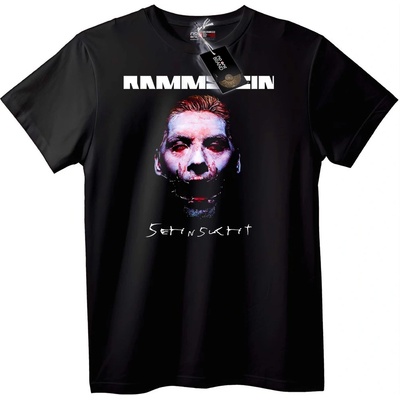 NOONEBRAND Тениска Rammstein Sein Suht - L, White