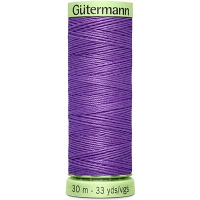 Nit PES Gütermann JEANS - extra silná 30 (30m) barva 391 - fialová
