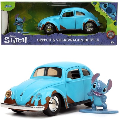 Jada Disney Volkswagen Beetle Stitch Action Obrázek Lilo auto 1:32