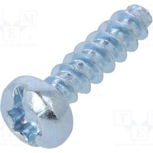 BOSSARD 3148581 Vrut; pro plasty; 3x12; Hlava: válcová; plochá,Torx®; TX10,0,8mm