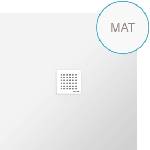 POLYSAN Flexia - Душ-тава 100x100 см, матово бяла 71552MAT (71552MAT)