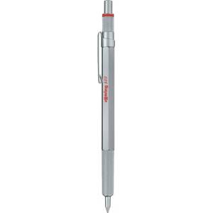 rOtring Химикалка Rotring 600 1, 0 mm сребриста с бутон NRR2032578 (NRR2032578)