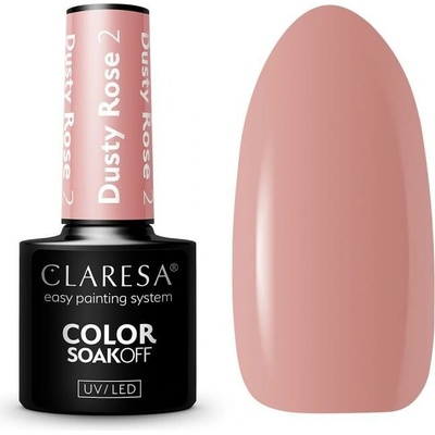 Claresa gél lak na nechty Dusty rose nr. 2 5 g