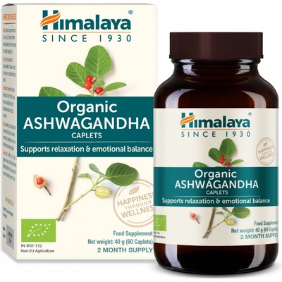 Himalaya Organic Ashwagandha 60 kapslí