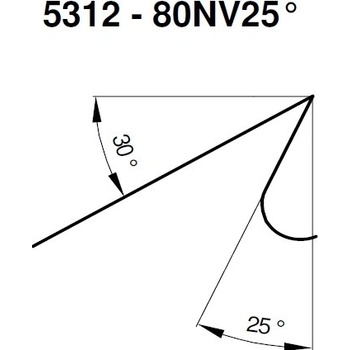Pilana pilový kotouč na dřevo 200x1,6x25 5312 80NV25°