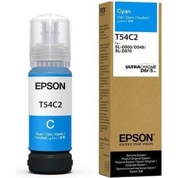 Epson T54C2 C13T54C220 циан (cyan) оригинална касета с мастило (C13T54C220)