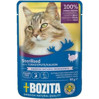 BOZITA Sterilised Turkey Chunks in jelly 85 g