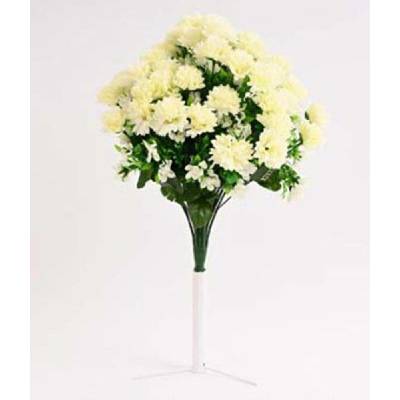 Kytice chryzantéma 44 cm krémová 371369 - 44 cm