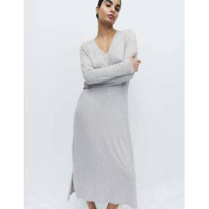 Marks & Spencer Нощница с дантелени кантове Marks & Spencer сива Marks & Spencer | Siv | ЖЕНИ | S