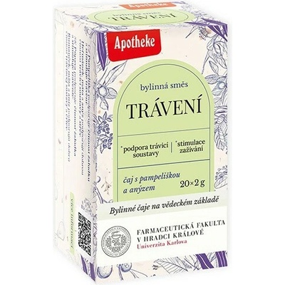 Apotheke Čaj Trávenie Farmaceutická fakulta 20 sáčkov