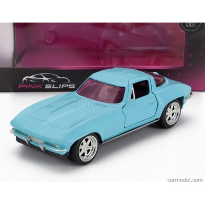 Jada Chevrolet Corvette Coupe 1966 Světle Modrá 1:32