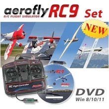 IKARUS Aerofly RC9 na DVD pro Win8/10/11 s USB ovladačem