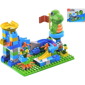 Mikro trading Stavebnice s dráhou a zvířátkem - 93 ks